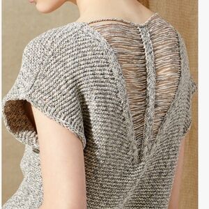 Etcetera Gray Knit Sweater